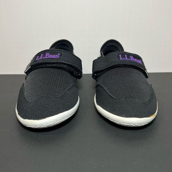 Mens LL BEAN Black Slip On Water Shoes / Size M - 8.5 - Picture 2 of 8